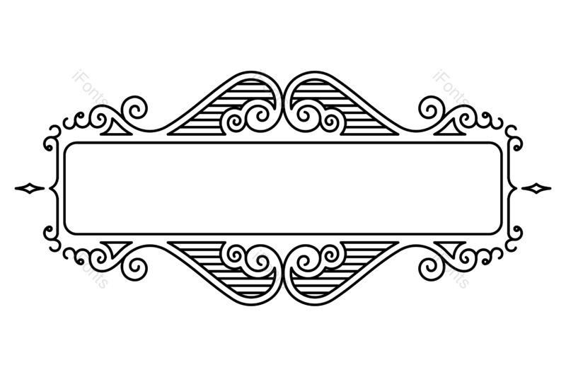 边框图片,花纹元素,复古花纹PNG,花边免抠素材